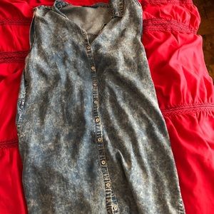 Denim Cotton On button up dress